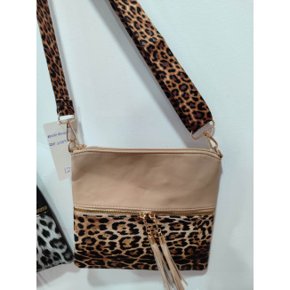 Bolso bicolor leo