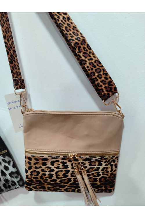 Bolso bicolor leo