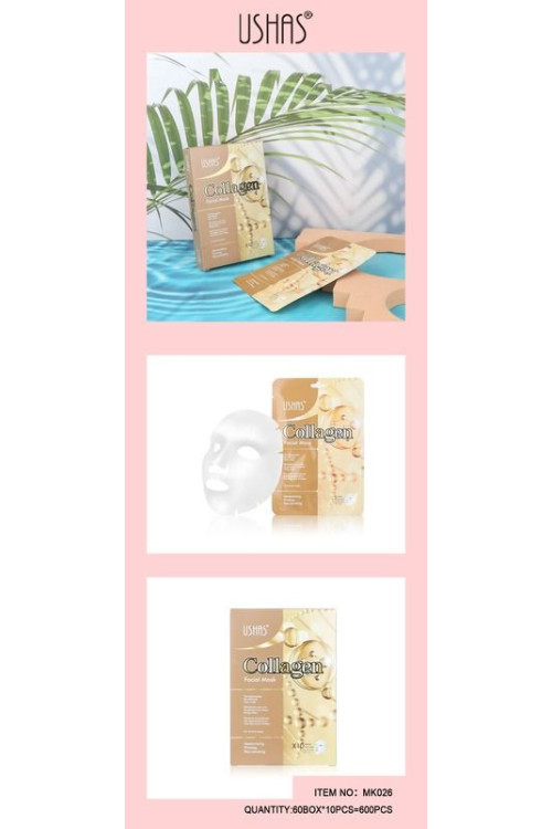 Mascarilla facia con colageno 