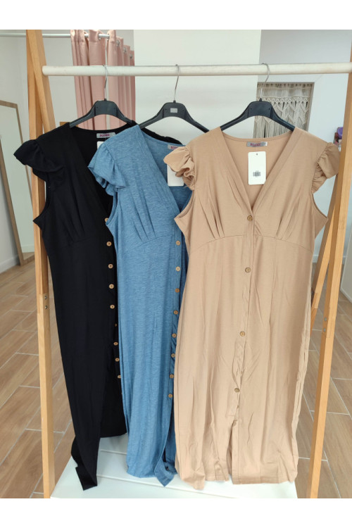 Vestido abotonado