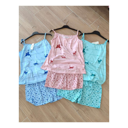 Pijama gatos 2 piezas