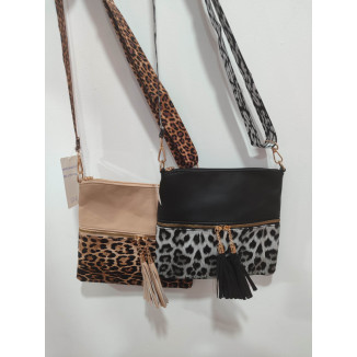 Bolso bicolor leo