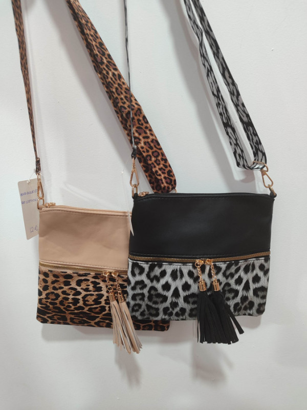 Bolso bicolor leo
