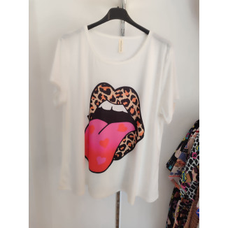 Camiseta lengua