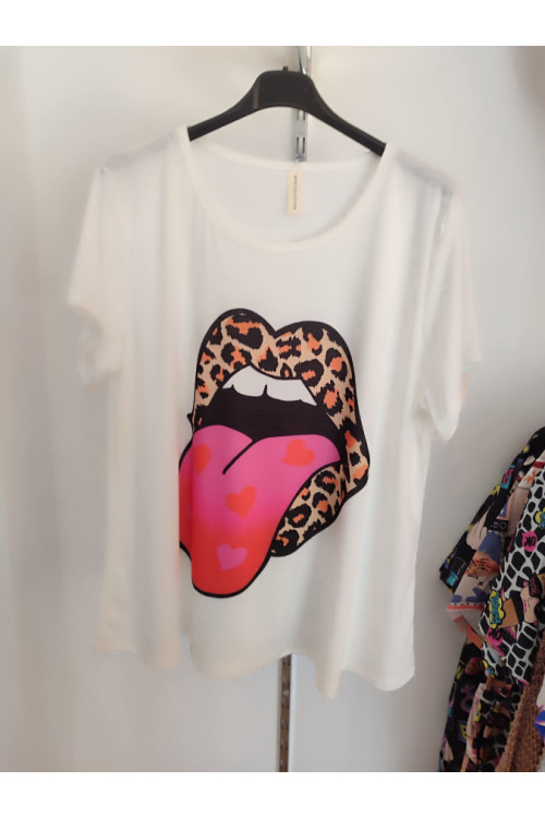 Camiseta lengua