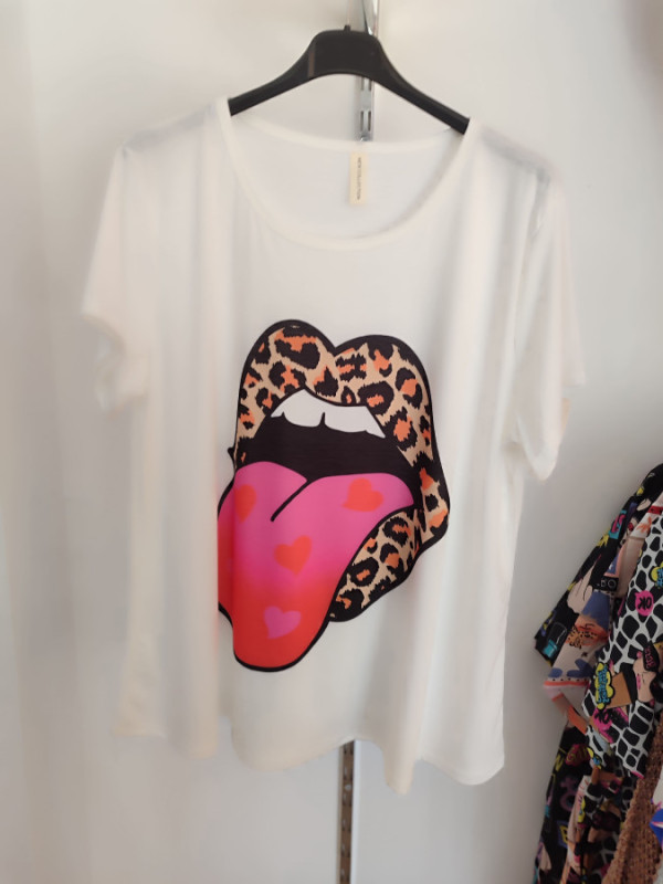 Camiseta lengua