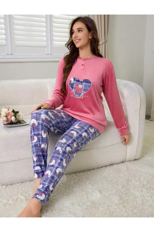 Pijama corazón
