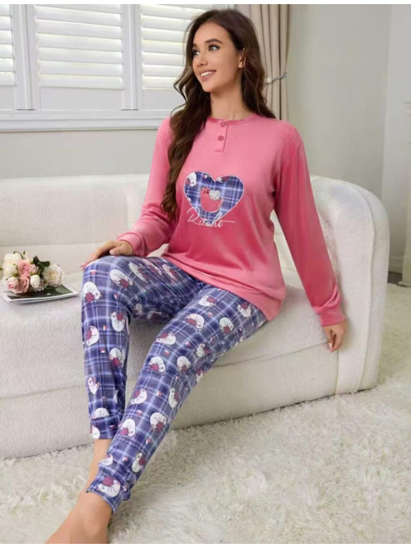 Pijama corazón