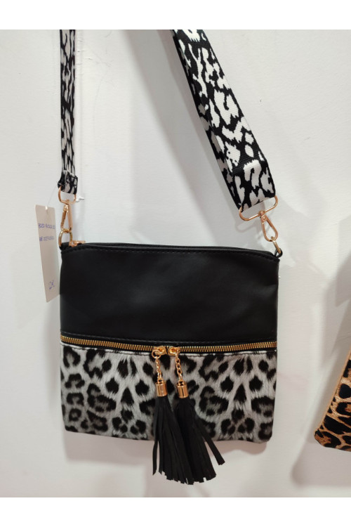 Bolso bicolor leo