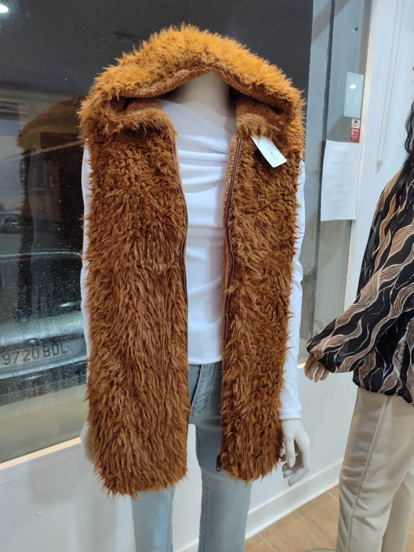 Chalequillo pelo reversible 