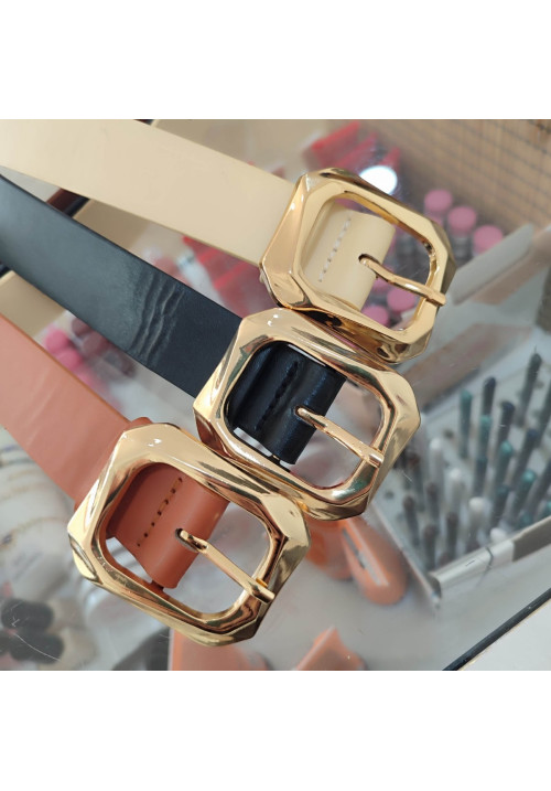 Cinturón hebilla cuadrada